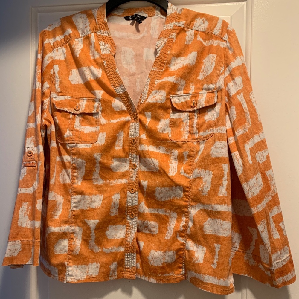 Stylish Button Down Blouse